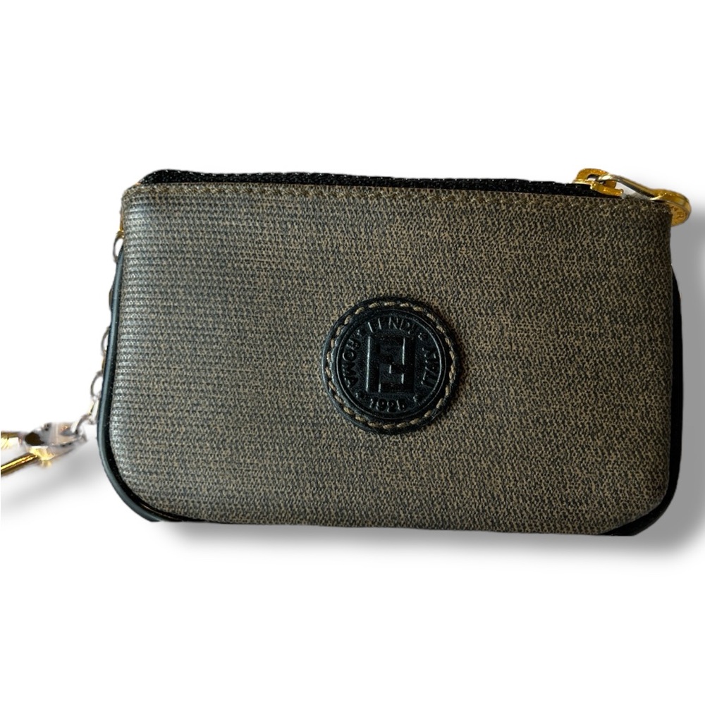 Authentic Fendi Black/Green Key Cles with COA